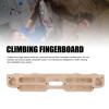 Alomejor Rock Climbing Hangboard, High Density Solid Wood Fingerboard for Bouldering Finger Strength Training and Pull Up at Home Gym view 3