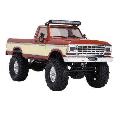 Julihai 1/16 RC Truck, 2.4G High Speed Remote Control Off Road Crawler Truck with Shock Absorption System and LED Lights, for Boys Kids Birthday (Brown)