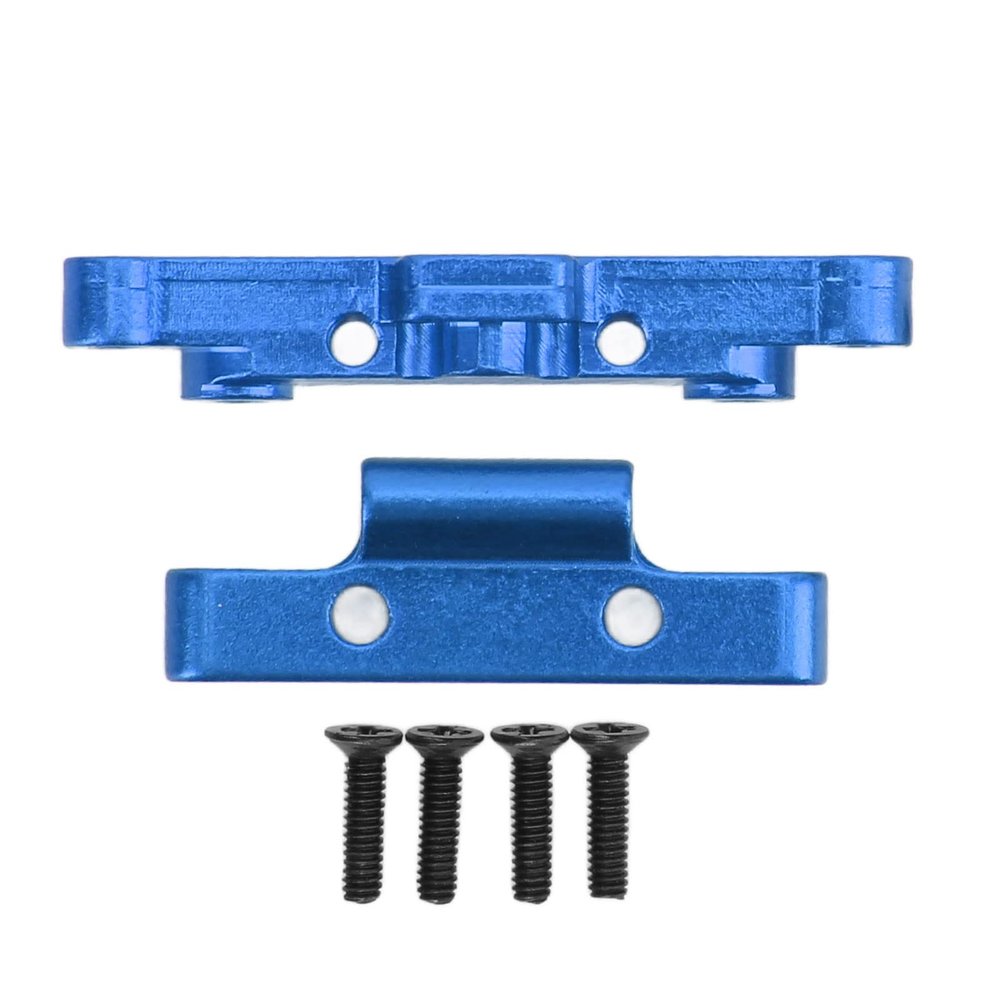 BowyTrading Aluminum Alloy Front and Rear Swing Arm Seat for HBX 1/18 18859E 18858E 18857E RC Car, Fixed Suspension Bracket with Enhanced Stability and Durability for Off - Road (Blue)