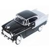 1955 Black and Silver 1/24 Diecast Model Car by Motormax 73229bk view 3