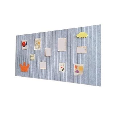 JTJIYN Felt Wall Sticker for Home Bulletin Boards Decorative Message Board for Office Display for Photo Display(Light Blue)