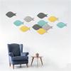 JTJIYN 8 Pcs Fish Shape Felt Board Bulletin Boards for Wall Decoration Pin for Photo Display(Mix L) view 2