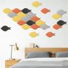 JTJIYN 8 Pcs Fish Shape Felt Board Bulletin Boards for Wall Decoration Pin for Photo Display(Mix L) view 3