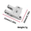 LEWAGH Aluminum Panhard Mount for 1:10 RC Crawler TRX4 TRX6 Upgrade Parts(Black) view 2