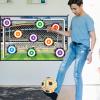 BELOWSYALER Indoor Outdoor Soccer Game Mat with Attachable Spheres for Fun Sports Training and Recreational Activities view 2