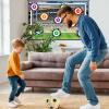 BELOWSYALER Indoor Outdoor Soccer Game Mat with Attachable Spheres for Fun Sports Training and Recreational Activities view 4
