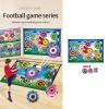BELOWSYALER Indoor Outdoor Football Training Set with Hanging Panel and 2 Soccer Spheres for Skill Practice view 2