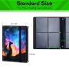 JANENFNA 4 Pocket Trading Card Binder, Waterproof PU Cover Holds 160 Cards (20 Pages) for TCG Collection Compact Protective Album, Great Gift Idea-Black Dragon Starry Sky view 2
