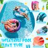 Silipull 2 Pcs Pool Float Adult Large Pool Tube Sunrise Sunset 47.24 Inches Inflatable Swimming Inner Tubes Floats Swimming Ring for Summer Beach Party Lake River Party Decoration Toys view 3