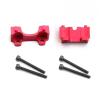 RC Parts Compatible with Traxxas for Slash for E-Revo for Summit 1/16 RC Car Upgrade Parts Accessories Metal Front and Rear Shock Mount 7043(Red) view 2