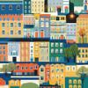 Puzzle for Adults 1024 Pieces,Colorful City Townscape Jigsaw Puzzle view 1