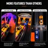 Slot Car Race Track Sets with 4 High-Speed Racing Slot Cars Electric Dual Racing Game with 2 Controllers Circular Overpass Track Featuring Flash Bridge Pendulum Gifts Toys for Boys Kids Age 6 7 8-12 view 4