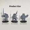 25mm Scale Unpainted Resin Owlfolk Knight, Mage & Scout for DND Minis, Fantasy Tabletop RPG Game, TTRPG Dungeon Masters Figure, 3pc Avian Adventurers Party Set - Owlfolk Allies (AS965) view 3