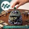 Azure Dragon Dice Tower, 7Pcs Polyhedral Dice, for Dungeons & Dragons(D&D), RPG Games and Tabletop Games, Dice Roller Tower view 2