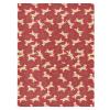 Christmas Dogs Red Print Baby Car Seat Cover Breathable Infant Car Seat Cover for Babies Lightweight Carseat Canopy Muslin Cotton Baby Carrier Covers for Boys Girls view 2
