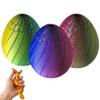 3D Printed Slippery Egg Fidgets, Twisty Fidget Egg, Rotating Fidget Puzzle Toy for Stress Relief, 3D Printed Fidget Egg, Colorful Desk Fidget Toy for Easter Gifts (3PCS-B, L) view 1