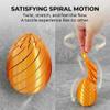 3D Printed Slippery Egg Fidgets, Twisty Fidget Egg, Rotating Fidget Puzzle Toy for Stress Relief, 3D Printed Fidget Egg, Colorful Desk Fidget Toy for Easter Gifts (3PCS-B, L) view 3