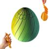 3D Printed Slippery Egg Fidgets, Twisty Fidget Egg, Rotating Fidget Puzzle Toy for Stress Relief, 3D Printed Fidget Egg, Colorful Desk Fidget Toy for Easter Gifts (Gradient Green, L) view 1