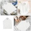 2pcs Hooded Bath Towels for Babies, Super Soft Coral Fleece, Absorbent Hooded Shower Towels, White Bath Wraps for Newborns view 4