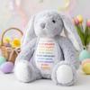 Yo Soy Amada Stuffed Bunny, I Am Kind I Am Smart I Am Brave Stuffed Bunny, Gift from Mom, Personalized Easter Bunny, I Am Kind Smart Loved Personalized Bunny Personalized Bunny from Grandma view 2