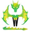 3D Dragon Wings Mask Tail Set,Realistic Dragon Tail Mask Wings Costume for Halloween Carnival,Dragons Cosplay Props (A7) view 1