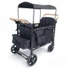 YOEXTO Durable 4 Seater Wagon Stroller, Stroller Wagon for 4 Kids with Multiple Storage Bags, Five-Point Safety Belt Stroller Wagon 4 Seater with Foot-Operated Brake for Family Travel view 1