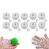 10pcs Empty Stress Ball DIY Kit, Blank Skins Pressure Balls Skin DIY Kit with Empty Skin Base, Vacuum Squishes Stress Balls Squeezing Ball Making Kits for Sensory Fidget Toys Making (6cm) view 1