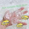 10pcs Empty Stress Ball DIY Kit, Blank Skins Pressure Balls Skin DIY Kit with Empty Skin Base, Vacuum Squishes Stress Balls Squeezing Ball Making Kits for Sensory Fidget Toys Making (6cm) view 2