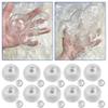 10pcs Empty Stress Ball DIY Kit, Blank Skins Pressure Balls Skin DIY Kit with Empty Skin Base, Vacuum Squishes Stress Balls Squeezing Ball Making Kits for Sensory Fidget Toys Making (6cm) view 4