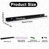 INCREWAY 30 cm Vinyl Record Holder 6 PCS Metal Album Display Stand Wall Mounted CD Organizer Vinyl Record Shelf Kitchen Bathroom Shelf Music Collector's Home Decoration (Black) view 2