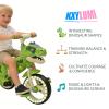 Dinosaur Kids Tricycle, Toddler Bike with Music, Lights, Storage Basket, Big Light-Up Wheels, Indoor Outdoor Trike, Best Gift for Boys Girls Ages 3-6, Preschool Kids Tricycle (Green+Lights) view 2