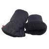 2pair Winter Pram Hand Muff Baby Carriage Pushchair Warm Fur Fleece Cover Buggy Clutch Cart Glove Stroller Accessories(Black) view 1