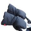 2pair Winter Pram Hand Muff Baby Carriage Pushchair Warm Fur Fleece Cover Buggy Clutch Cart Glove Stroller Accessories(Black) view 2