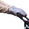 2pair Winter Pram Hand Muff Baby Carriage Pushchair Warm Fur Fleece Cover Buggy Clutch Cart Glove Stroller Accessories(Black) view 3