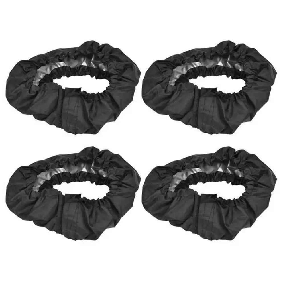 8Pcs Baby Stroller Wheel Cover Dustproof Wheelchair Tire Protector Infant Pushchair Pram Anti-Dirty Oxford Cloth(for 12-14cm)