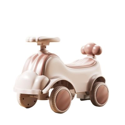 Twist car Sliding Car 4 Wheels Ride On Push Car with Steering Wheel Anti-Rollover Ride On Toys for Boys and Girls Ride on Toy(Pink)