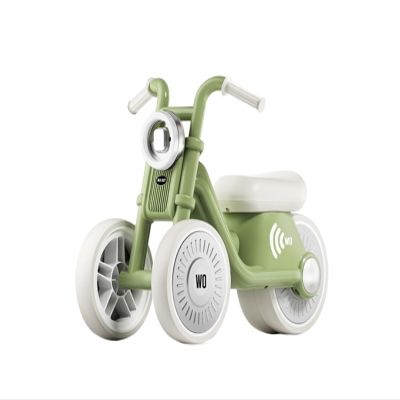 Twist car Tricycle for Toddlers Wiggle Car No Pedal Sliding Cars with Music Silent Wheels Gift Idea for Kids Ages 2+ Ride on Toy(Green)
