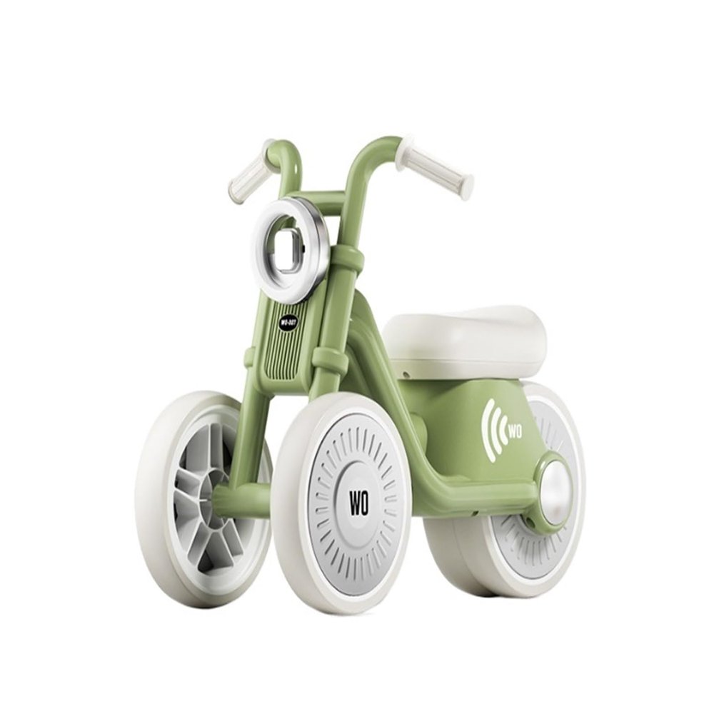 Twist car Tricycle for Toddlers Wiggle Car No Pedal Sliding Cars with Music Silent Wheels Gift Idea for Kids Ages 2+ Ride on Toy(Green)