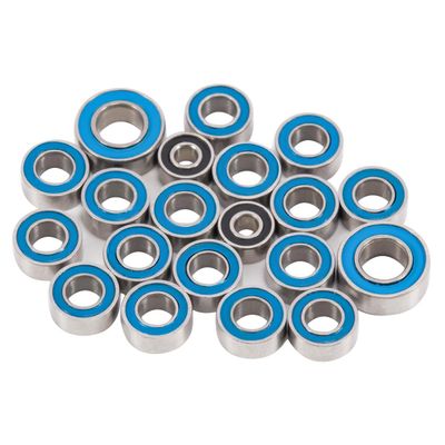 Rubber Sealed Bearing Kit for SCX24 1/24 RC Crawler, 20PCS Steel Ball Bearings Set Replacement Upgrade Parts