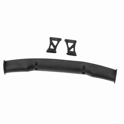 SUNGOOYUE Universal Tail Wing for 1/10 Scale RC Car, High Simulation Model Accessory with Aerodynamic Design, Easy to Install, Plastic Black