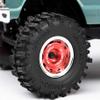Fraizoe RC 0.7" Soft FS6 Rubber Tires & Beadlock Rims for 1/30 Axial SCX30 view 1