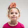 Abaodam Cookie Headband for Girl And Women, Plush Chocolate Chip Food Costume Accessories for Halloween Party Makeup Skincare Hairband Brown view 4
