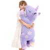 32inch Cute Giant Purple Unicorn Plush, Jumbo Soft Body Pillow Pet, Large Unicorn Stuffed Animals Toy, Big Doll for Kids Girls and Boys, Birthday view 1