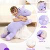 32inch Cute Giant Purple Unicorn Plush, Jumbo Soft Body Pillow Pet, Large Unicorn Stuffed Animals Toy, Big Doll for Kids Girls and Boys, Birthday view 3