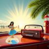 ZLmoue Solar Powered Dancing Figures Decoration - Solar Shaking Head Ornaments Hula Girl - Solar Powered Car Dashboard Interior Decoration Desktop Ornaments Shaking Head Figure Ornament view 2