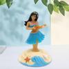ZLmoue Solar Powered Dancing Figures Decoration - Solar Shaking Head Ornaments Hula Girl - Solar Powered Car Dashboard Interior Decoration Desktop Ornaments Shaking Head Figure Ornament view 4