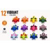 12PCS 3D Printed Axolotl Toy, Mini Articulated Fidget Animals, Cute Stress Relief Sensory Toys, Flexible Desk Decor, Small Gifts for Kids Adults view 3