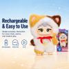 MIILOO AI Smart Companion for Teens & Adults, Rechargeable Voice Interactive Plush Character with AI Chat, Storytelling & Learning Assistant Fortune Calico view 4