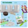 Dan&Darci Paint & Plant Flower Garden Kit for Kids Stoneware Pots, Seeds & Paint Set STEM Arts & Crafts Gift for Boys and Girls Ages 612 view 3