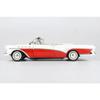 1957 Roadmaster Convertible Red 1/18 Diecast Model Car by Motormax 73152r view 2